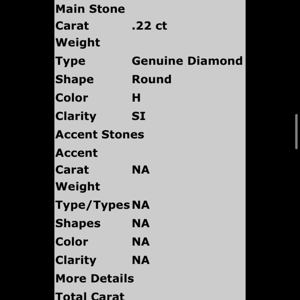 ❌❌❌SOLD❌❌❌ .22 CTW GENUINE DIAMOND HUGS (X) NECKLA - Picture 9 of 10